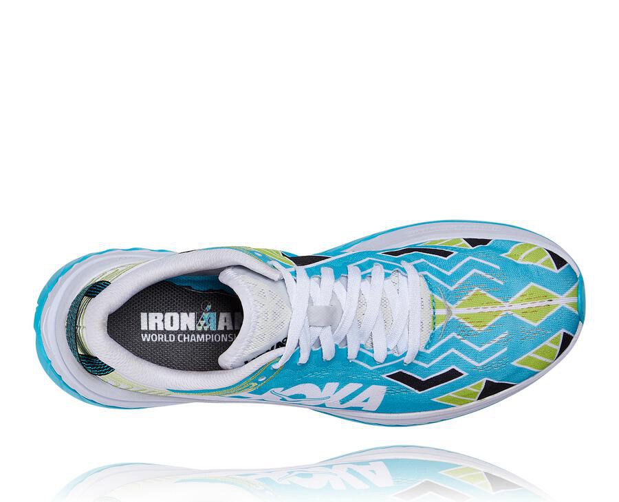 Zapatillas Running Hoka One One Hombre - Ironman Kona Carbon X - Azules/Blancas - WBX729085